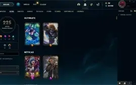CONTA  DE LOL LEVEL720 COM 228 SKINS E 40 CHOMAS
