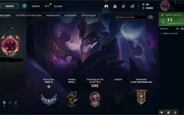 CONTA  DE LOL LEVEL720 COM 228 SKINS E 40 CHOMAS