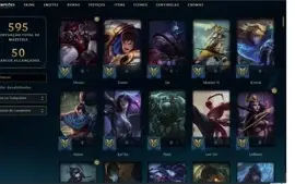 CONTA  DE LOL LEVEL720 COM 228 SKINS E 40 CHOMAS