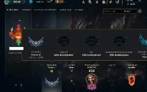 Prata 3 com 150 Champs e 122 Skins ( ADC / MID / TOP )