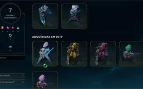 Conta barata League of Legends com várias skins