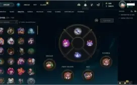 CONTA ANTIGA 2013 DIVERSAS SKINS LEGADO LEAGUE OF LEGENDS