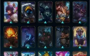 Conta LoL Platina (ex diamond) muito champion e skin!