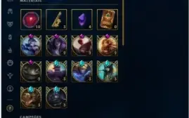 Conta LoL Platina (ex diamond) muito champion e skin!