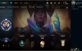 Conta LoL Platina (ex diamond) muito champion e skin!