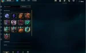 Conta Platina com muitas Skins