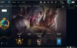 Conta Platina com muitas Skins