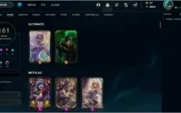 Conta Platina com muitas Skins