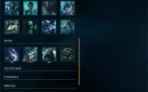 106 SKINS (SKINS RARAS - RIVEN CAMPEONATO 2016) PRATA 4
