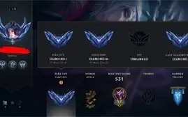 conta de lol d1/d3 - 150 champs - 107 skins. criada em 2014.