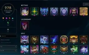 conta de lol d1/d3 - 150 champs - 107 skins. criada em 2014.