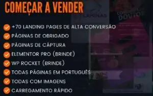 Pack C/ +900 Paginas De Vendas + Elementor Pro Free