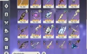 Ganyu, hutao, raiden shogun, harpa celestial. Xiangling c6