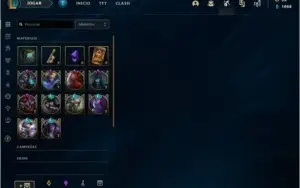 CONTA LOL PLATINA 1 QUASE TODOS OS CAMPEOES