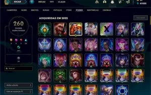 CONTA LEAGUE OF LEGENDS COM 250+ SKINS