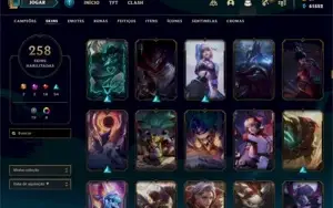 CONTA LEAGUE OF LEGENDS COM 250+ SKINS