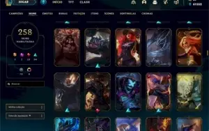 CONTA LEAGUE OF LEGENDS COM 250+ SKINS