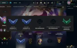 Conta Lol D2/D3 - 190 skins