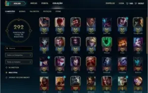 Conta Platina 1 Todos Campeões 168 Skins 2 Ultimates!