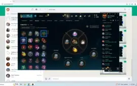 Conta LVL240 210 Campeões 73 skins