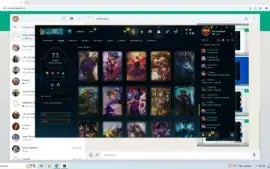 Conta LVL240 210 Campeões 73 skins