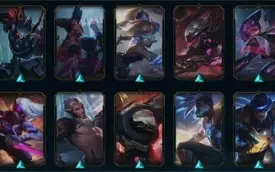 LEAGUE OF LEGENDS 113 SKINS TODOS OS CAMPEÕES