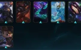 LEAGUE OF LEGENDS 113 SKINS TODOS OS CAMPEÕES