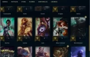 CONTA MESTRE LEAGUE OF LEGENDS EMAIL NÃO VERIFICADO