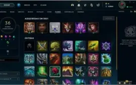 Conta LOL - Platina I, 58% de WR(E-MAIL NÃO VERIFICADO)