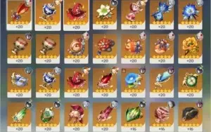 AR55, Ganyu, Klee, Venti,Keqing, Childe, Mona +15k Primogems