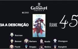 [NA][AR45][PC/MOBILE] MONA + FISCHL [LEIA MAIS AQUI]