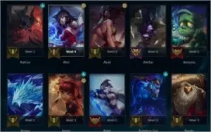 CONTA OURO 4 LEAGUE OF LEGENDS