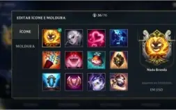 Conta wild Rift level 40 14 skins