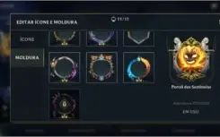 Conta wild Rift level 40 14 skins
