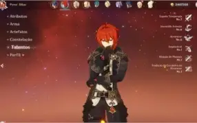 CONTA GENSHIN AR 50-DILUC C1-KEQING-JEAN -VARIOS PERSONAGENS