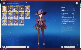 Mona + Atlas Celestial - Rank 32 - Genshin