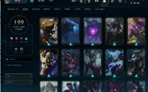 Conta Lol Full Acesso Todos Os Campeões E 200+ Skins