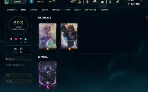 Esmeralda 2 com TODOS os champs e 253 Skins  + 6 Vitoriosas