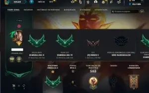 Esmeralda 2 com TODOS os champs e 253 Skins  + 6 Vitoriosas