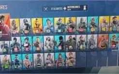 Conta R6 20+ elites, 7 platinas e 8 pro league nível278