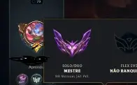 Conta smurf mestre, 67 % winrate, 51 pdls