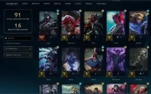 conta platina 3 com skin prestigio da qiyana