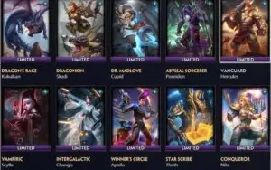 Conta smite 3 tier 5 e quase todas as skins Exclusivas
