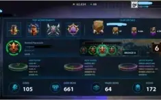 Conta smite 3 tier 5 e quase todas as skins Exclusivas