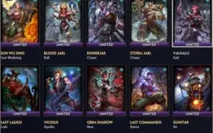 Conta smite 3 tier 5 e quase todas as skins Exclusivas