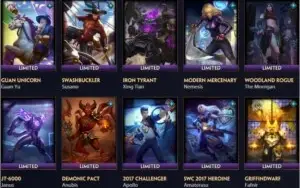 Conta smite 3 tier 5 e quase todas as skins Exclusivas