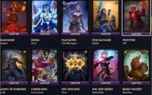 Conta smite 3 tier 5 e quase todas as skins Exclusivas