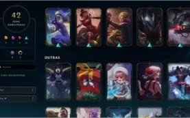 Conta LOL Elo prata com 42 skins(graves vitorioso) 76 champs
