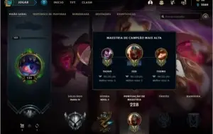 Conta LOL Elo prata com 42 skins(graves vitorioso) 76 champs