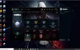 CONTA LEAGUE OF LEGEND LV 78 PLATINA TFT OURO SOLO